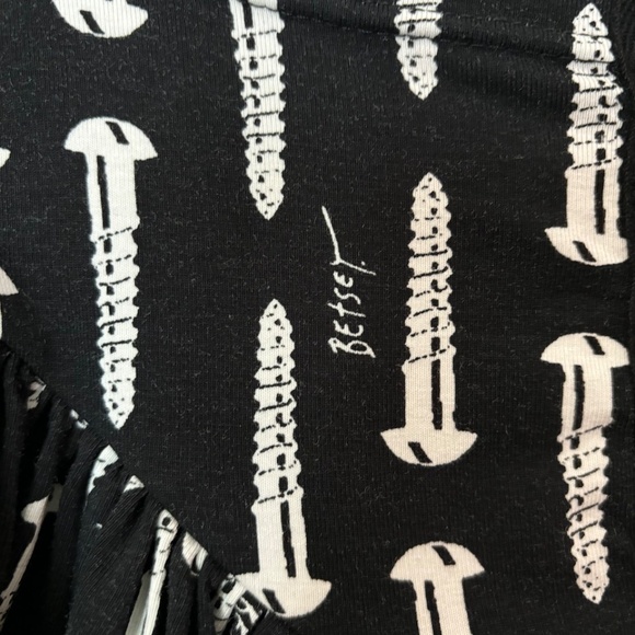 Betsey Johnson Vintage Inspired Flounce Mini Skirt - Size L - Picture 6 of 6